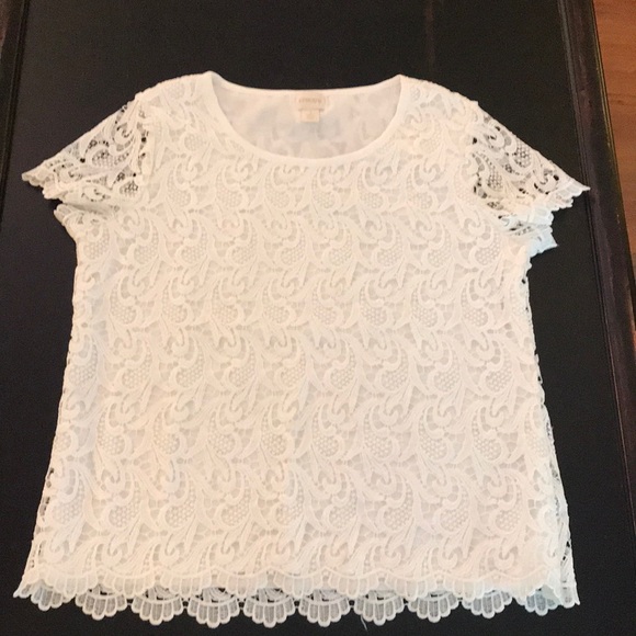Chico's Tops - Women’s Chico’s size 1 white lace top